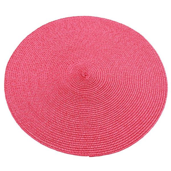 

mats & pads 4pcs dining table mat woven placemat pad heat resistant bowls cups for home party supply