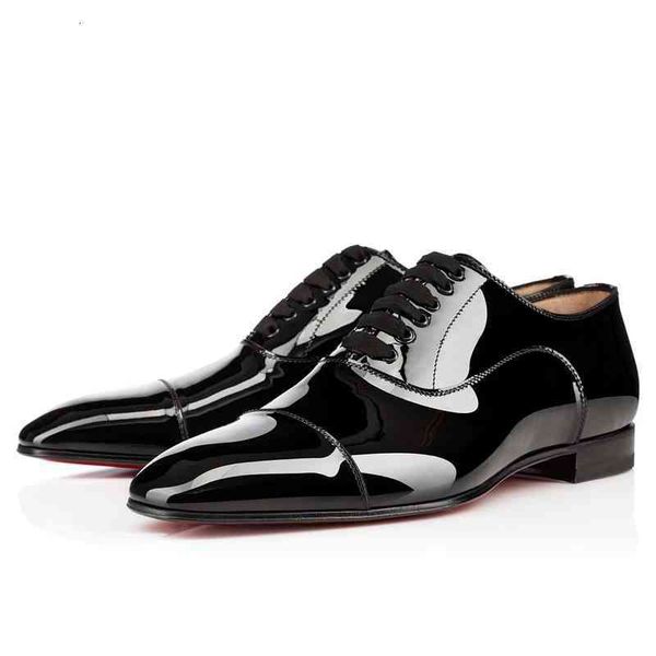 

dress shoes wholesale fashion red bottom greggo orlato flat genuine leather oxford mens walking flats wedding party loafers men shoe n9bf, Black