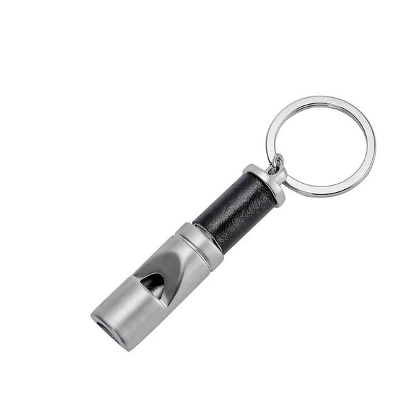 

keychains personalized whistle key chain safety gift for a teacher, grduate or driver,customize survival jewelry rings, Silver
