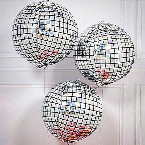 

party decoration disco bar decor 22inch 4d metalic helium balloons wedding decorations balloon kids toys baby big globos