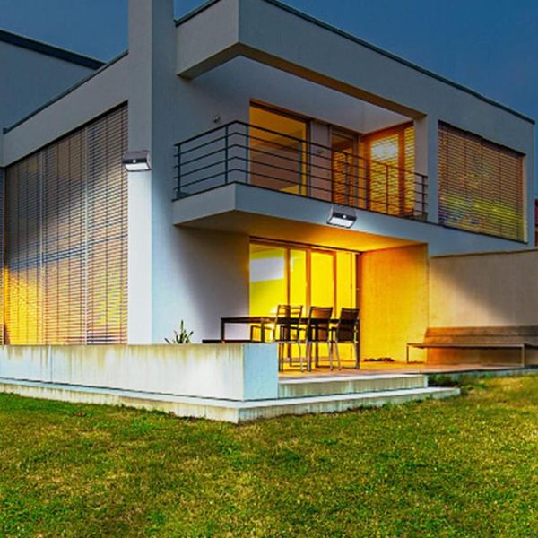 

solar lamps power led wall lamp body induction waterproof various dimming modes environmental protection garden street outdoor light