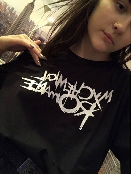 Chemical Romance T Shirt Candle Punk Band Sign Tops Confortável Manga Curta Homme Tamanho 100% Algodão Harajuku Tees 210518