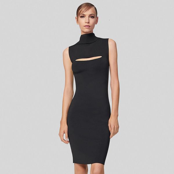 

range attacked black female stretch tightly knit fashion celebrity cocktail party dress bandage, Black;gray