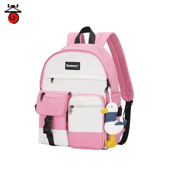 

new women nylon waterproof backpack shoulder school bags for teenage girs female bagpack travel backpack multi pocket mochilas