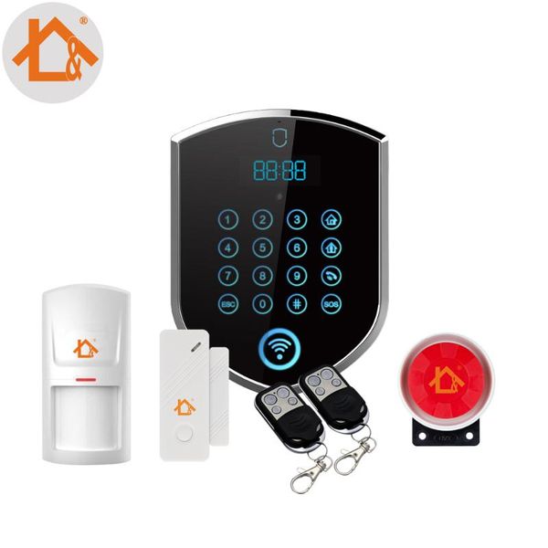 

wireless&wired wcdma gsm security alarm system with motion sensor systems