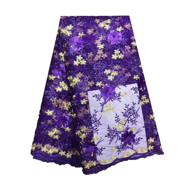 

ribbon royal purple embroidery african lace fabric french mesh stones nigerian net fabrics for dress d01, Pink;blue