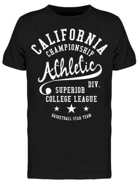 

athletics basketball star team tee men's -image by shutterstock, White;black