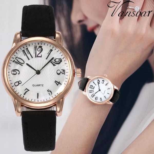 

wristwatches drop women arabic numbers watch ladies leather quartz analog wrist watches female relogio feminino, Slivery;brown
