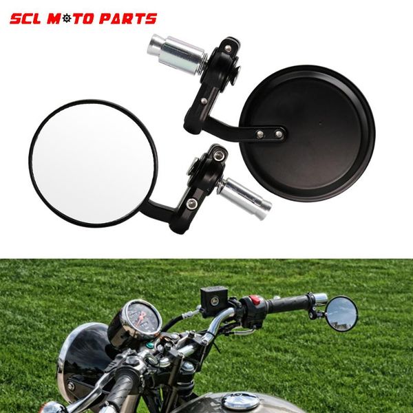

motorcycle mirrors alconstar-racing motorbike scooters rearview side view moto 18mm handle bar end rear