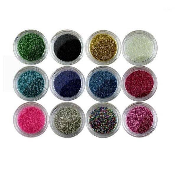 

set nail art decoration bead 0.2mm manicure accessories for women lady mpwell decorations1, Silver;gold