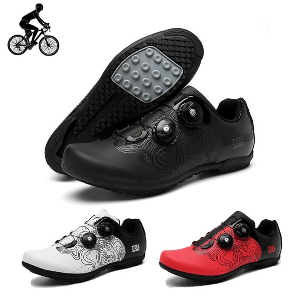 

hard-soled biking shoes cycling road bike women's footwear sneaker bicycle, Black