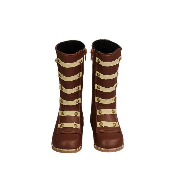 

winter boots for girls princess leather shoes fashion rivets children girl warm kids baby smm025, Black;grey
