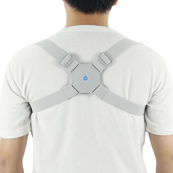 

intelligent posture corrector men trainer back correction women pain support, Black;blue