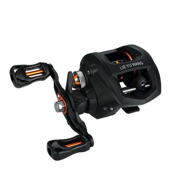 

3.5g casting 20 meters lieyuwang lc3000 lure fishing reel 190g. ratio 6.3:1 5.5kgs single or double brake, no.2 line 100-150m baitcasting re