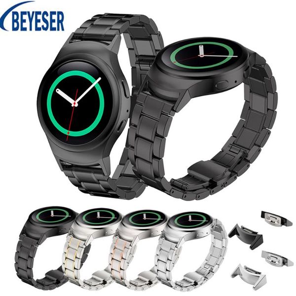 

watch bands 20mm strap band for samsung gear s2 luxury replacement galaxy 42mm, Black;brown