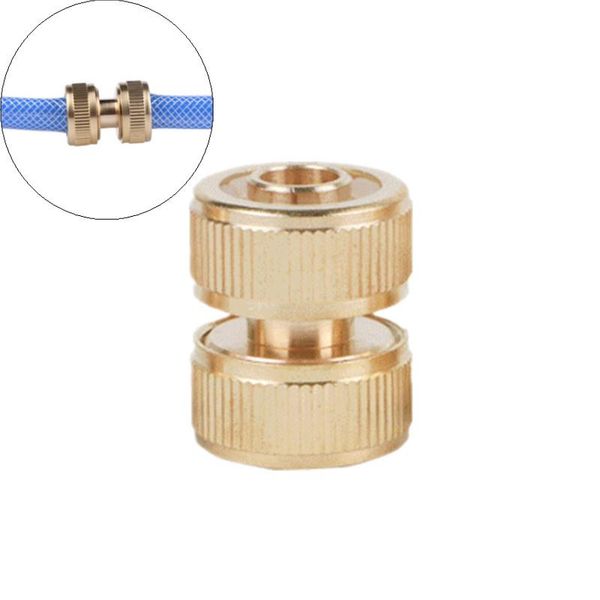 

watering equipments 1pc 1/2"brass hose repair connector garden extension joint gardening tools irrigation fittings