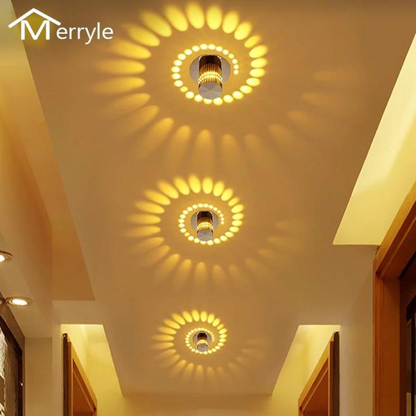 

modern led ceiling lamp spiral colorful spot sconce wall light for home living room corridor bar ktv party indoor decoration