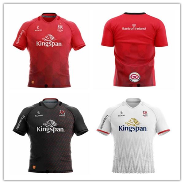 

2021 ulster rugby jersey 20 21 home away european shirt size s-3xl, Black;gray