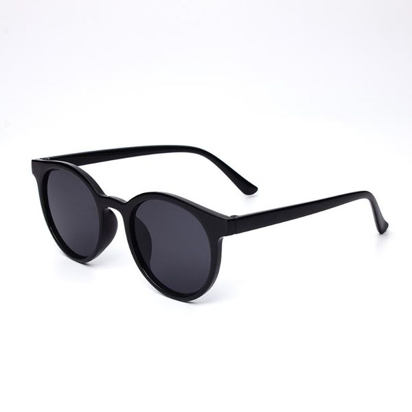 

round sunglasses fashion designer sunglasespc material women's oval sunglasse unisex, White;black