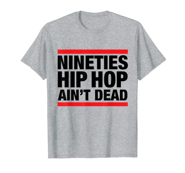 

90s hip hop t shirt clothing for old school 1990s rap lover, White;black
