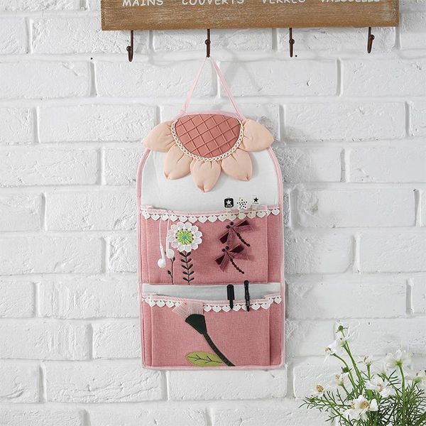 

cute pattern door hanging organizer baby room home organization and storage closet bag boxes & bins