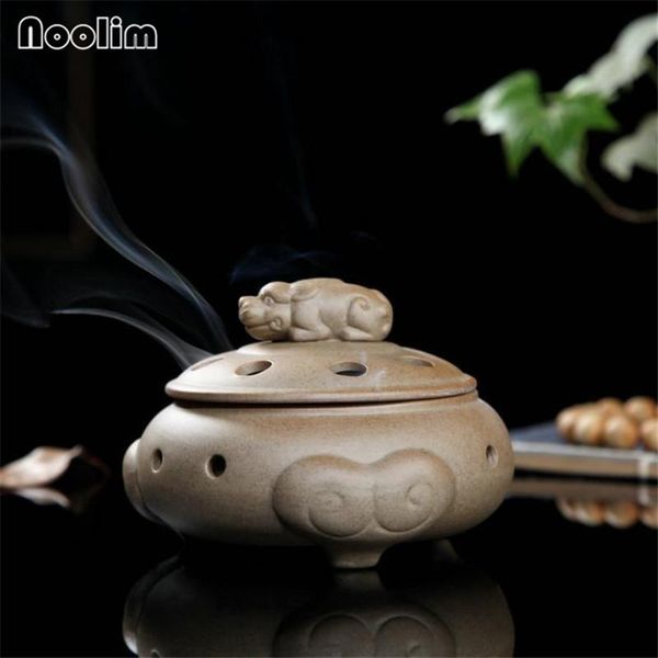 

fragrance lamps brave troops coil incense burner hollow stick holder home decor censer ceramic crafts ornaments