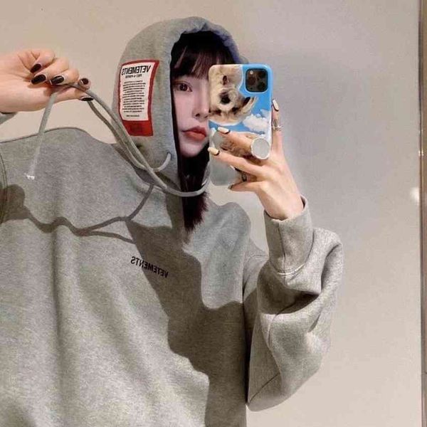 

men's hoodies & sweatshirts red patched hoodie vetements of men's women 1:1 hood embroidered pullovers'jerseys u6v9, Black