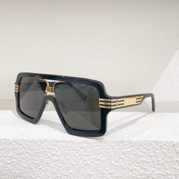 

sunglasses for men and women summer beach style anti-ultraviolet retro 0900s plate rectangle big full frame fashion eyeglasses random box, White;black