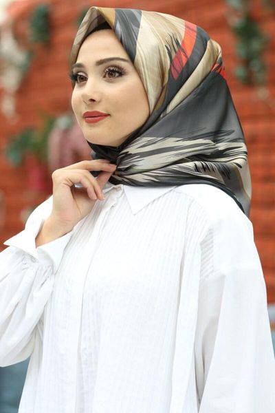 

ethnic clothing women black twill patterned scarf 2021 fashion hijab, Red
