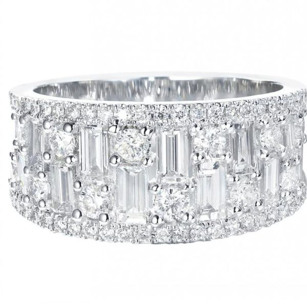 

sparkling luxury jewelry 925 sterling silver t princess cut white z cz diamond gemstones eternity new women wedding bridal ring gift, Slivery;golden