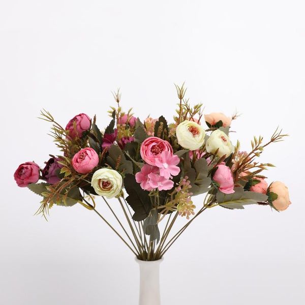 

decorative flowers & wreaths 30 cm fake home decoration accessories wedding artificial plant bonsai diy bridal bouquet indoor decorations gi