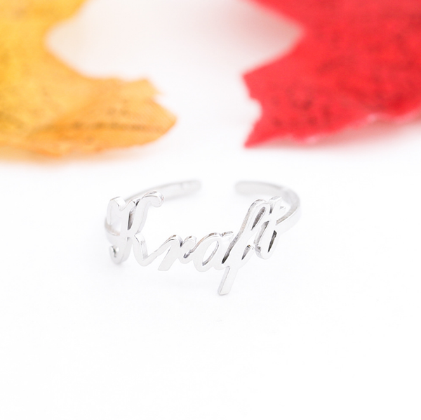 

cluster rings letter luck ring design men or women fashion finger jewelry gift nice lkxjz02, Golden;silver