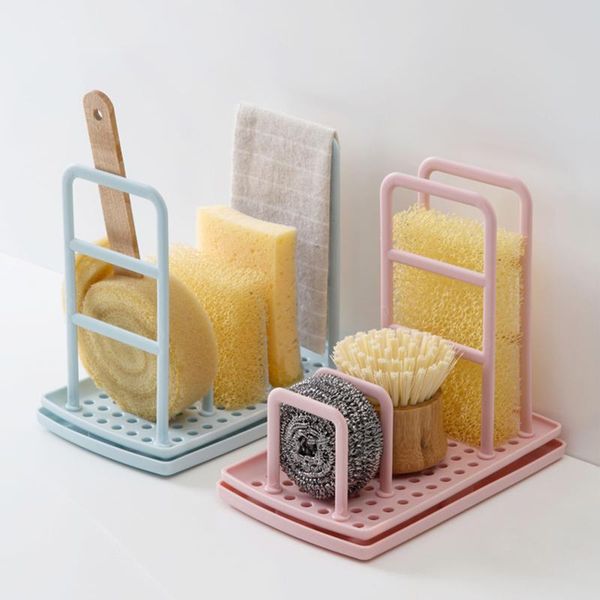 

hooks & rails dish cloths drain rack clean sponge holder rag storage kitchen shelf wipe dishwashing cloth