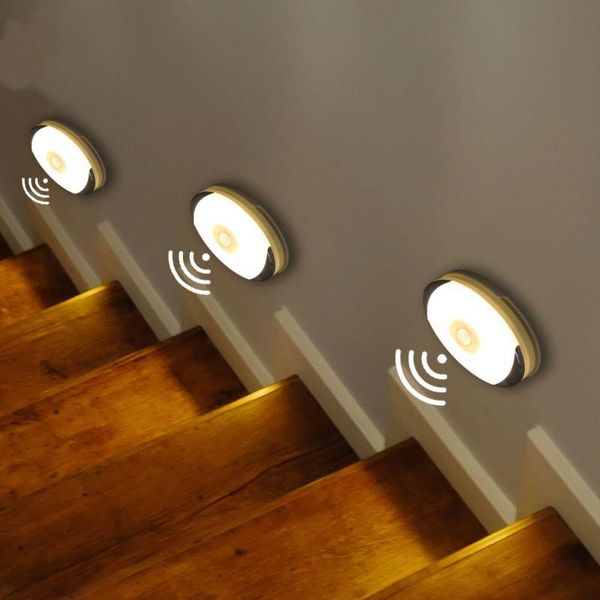 

wireless motion sensor led under cabinet light battery powered wardrobe closet smart puck lights kitchen cupboard night lamp 5v
