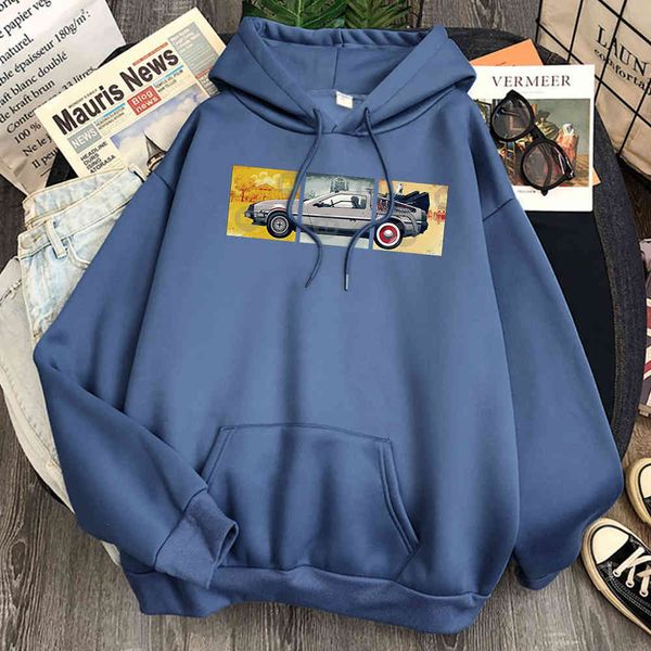

men's hoodie, pocket casual wear, harajuku style, retro, punk, animation, Black