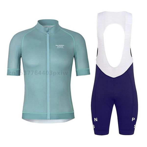 

racing sets 2021 team pns ro bicycle short sleeve men's cycling jersey summer breathable clothing, Black;blue