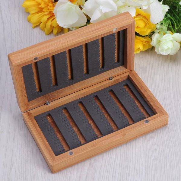 

fishing accessories bamboo tackle box pocket lure bass bait case