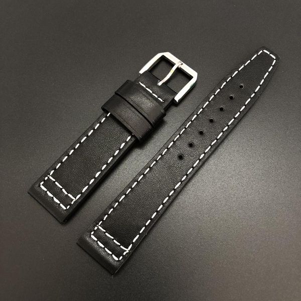 

watch bands genuine leather belt strap 20mm ladies men accessory wristband, Black;brown