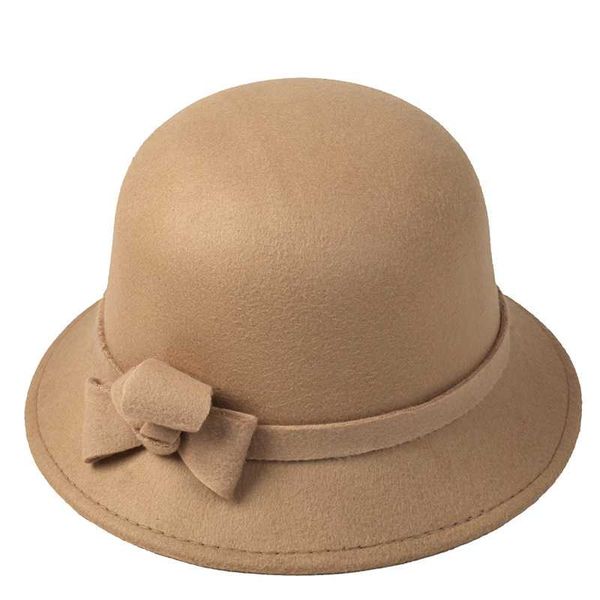 

stingy brim hats winter women retro fedoras solid color british bowler cap autumn warm felt caps ladies fashion elegant hat vintage basi, Blue;gray