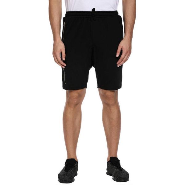 

men's shorts men hip hop style knee length solid height 186cm, bust 102cm, waist 82cm, 95cm flat-front casual, White;black
