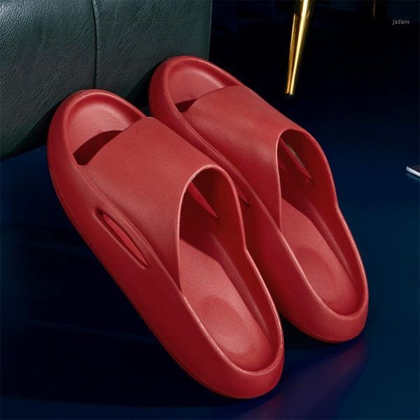 

women slippers men's home shoes summer indoor soft bottom mute couple's sandals simple mens house1, Black