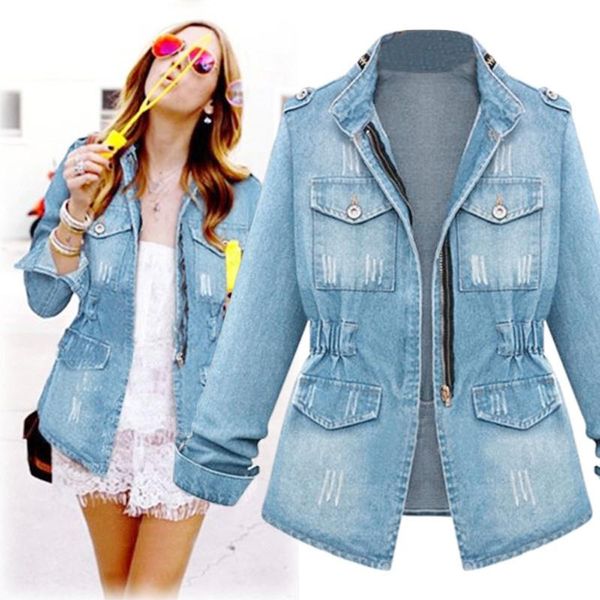 

women's jackets oversized jacket casual bomber womens denim jeans coat warm windproof outdoor clothes vhaqueta para mujeres, Black;brown