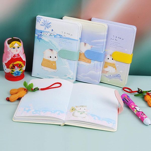 

european style 36k notebooks journal planner notebook agenda organizer note book for girl school student stationery notepads, Purple;pink