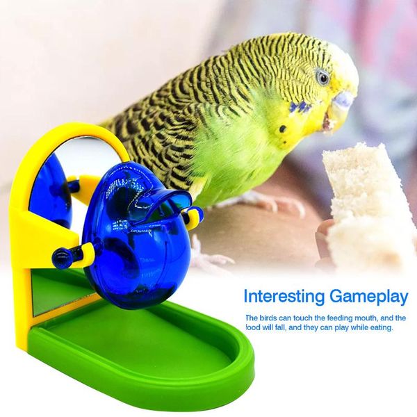 

other bird supplies parrot toy fun training leakage props foraging for development intellectual mirror wondeful