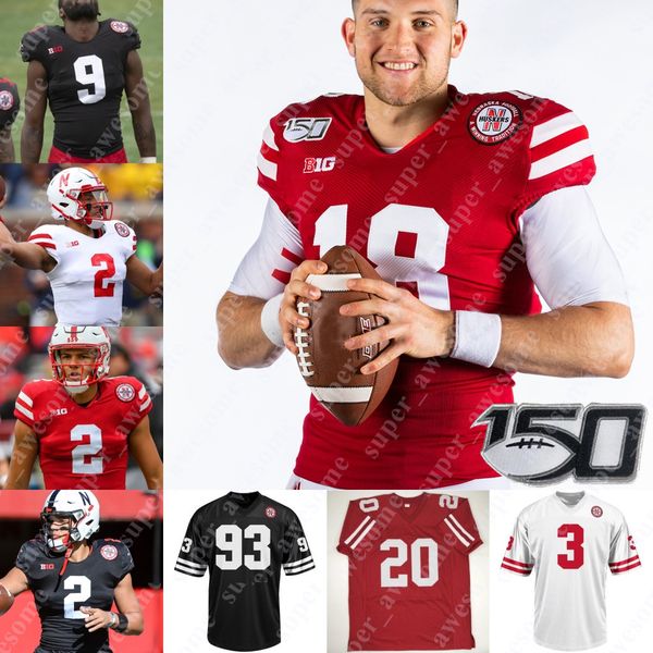 

ncaa nebraska cornhuskers football jersey gabe ervin rahmir johnson samori toure markese stepp austin allen wyatt liewer nick henrich weston, Black;red
