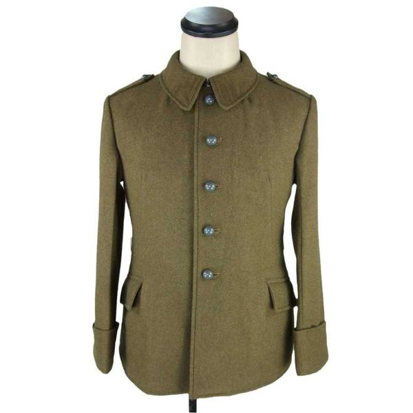 

men's tracksuits france french m38 m1938 wool tunic jacket, Gray