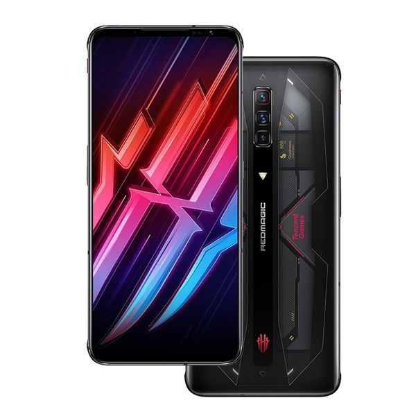 

Original Nubia Red Magic 6S Pro 5G Mobile Gaming 12GB RAM 128GB 256GB ROM Snapdragon 888+ Octa Core 64MP Android 6.8 AMOLED Full Screen Fingerprint ID Smart