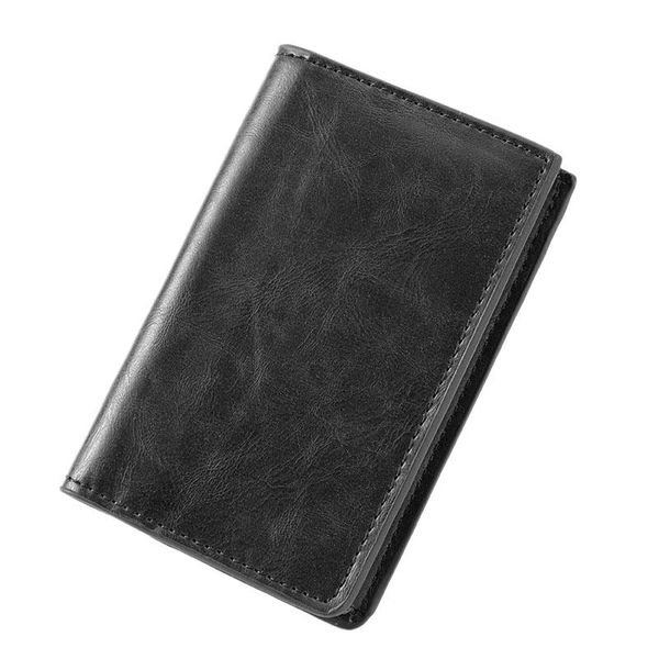 

card holders holder wallet slim rfid security business minimalist for men and women unisex, Brown;gray
