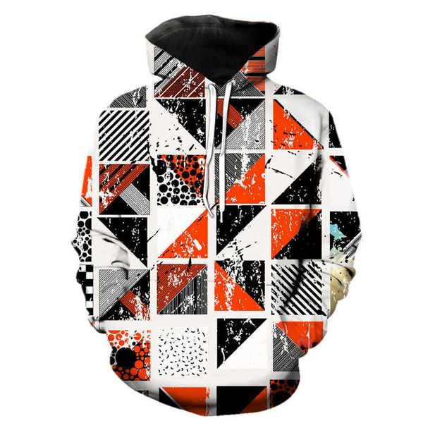 

men's and women's hoodies, 3d interesting brand design, contrast geometric patterns, letters, sports fashion, street sweaters,, Black
