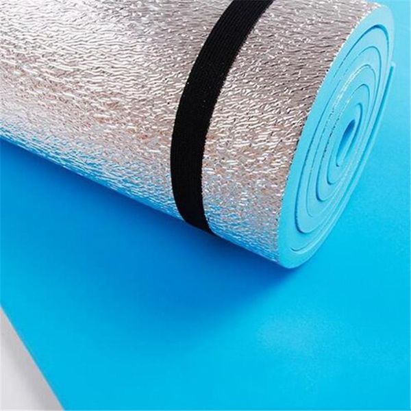 

outdoor pads ckahsbi camping dampproof easy carry beach mat picnic blanket film mattress aluminium